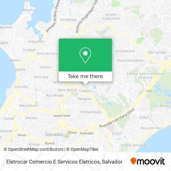 Mapa Eletrocar Comercio E Servicos Eletricos