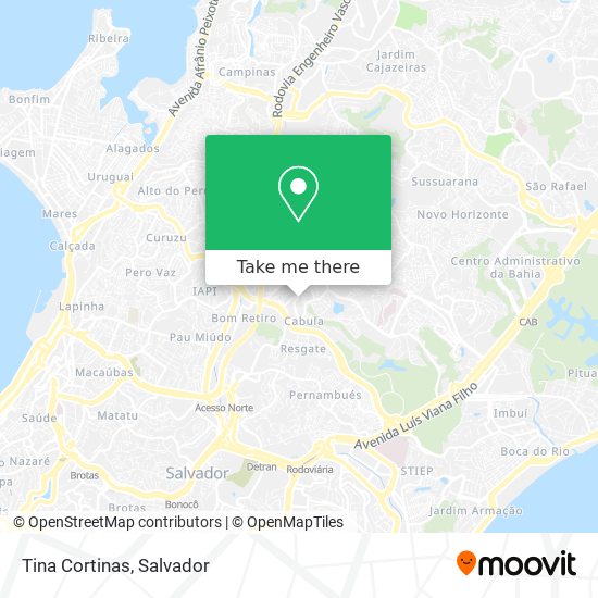 Tina Cortinas map