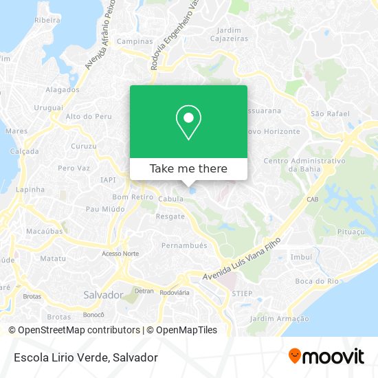 Escola Lirio Verde map