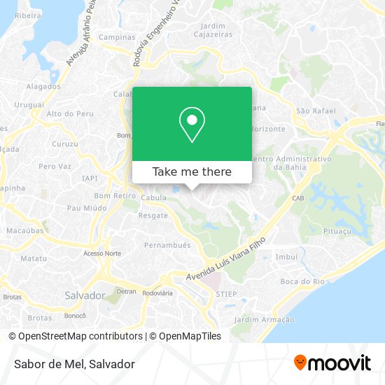 Sabor de Mel map