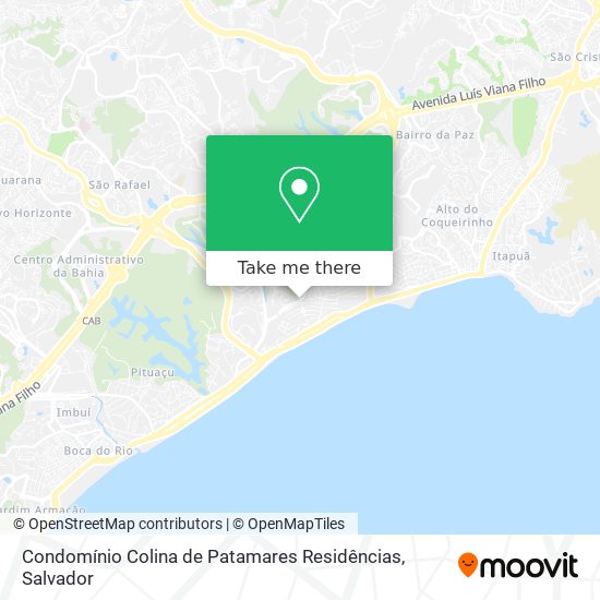 Condomínio Colina de Patamares Residências map