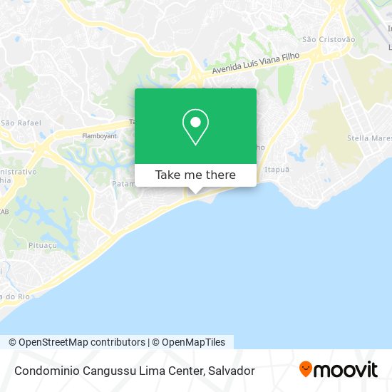 Condominio Cangussu Lima Center map
