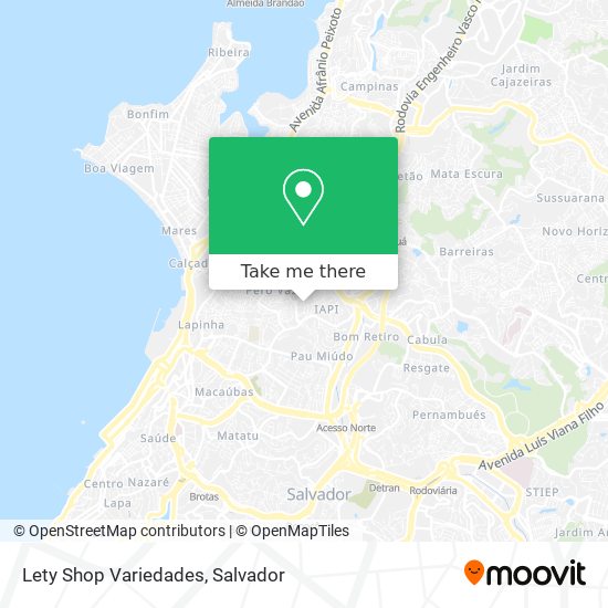 Mapa Lety Shop Variedades