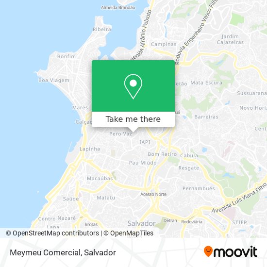 Meymeu Comercial map