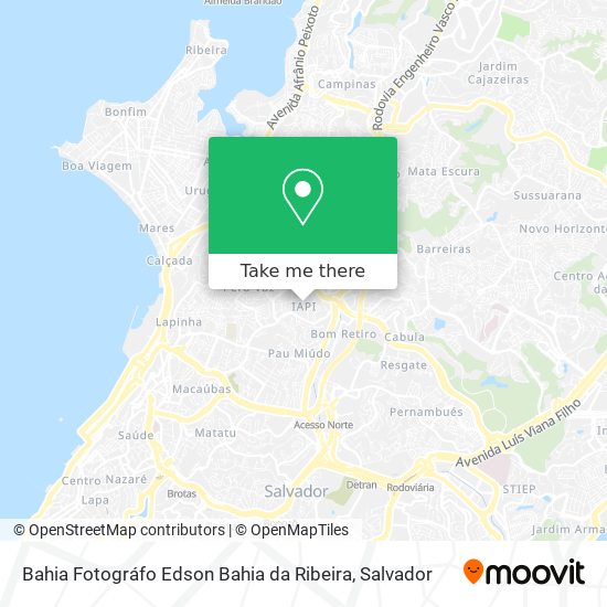 Mapa Bahia Fotográfo Edson Bahia da Ribeira