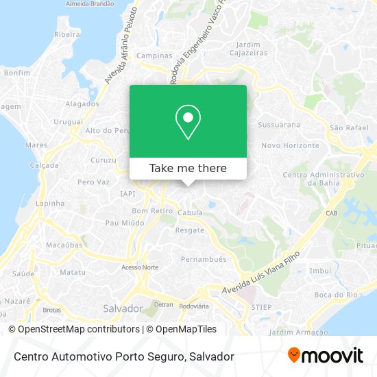 Centro Automotivo Porto Seguro map