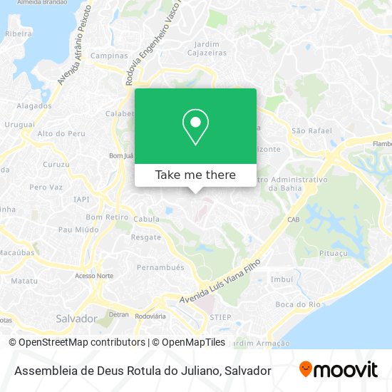 Assembleia de Deus Rotula do Juliano map