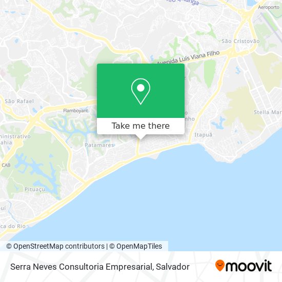 Mapa Serra Neves Consultoria Empresarial