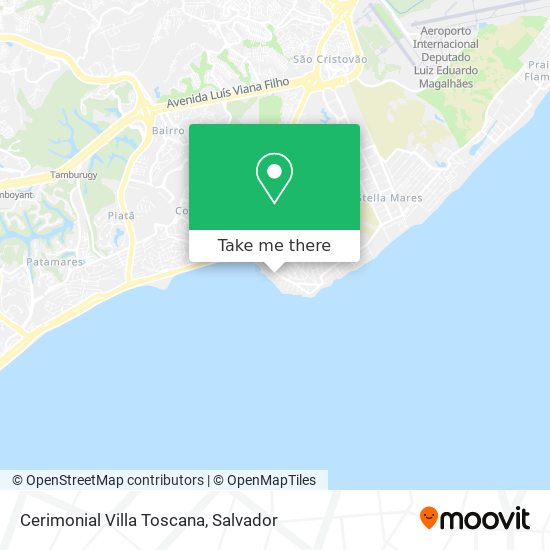 Cerimonial Villa Toscana map