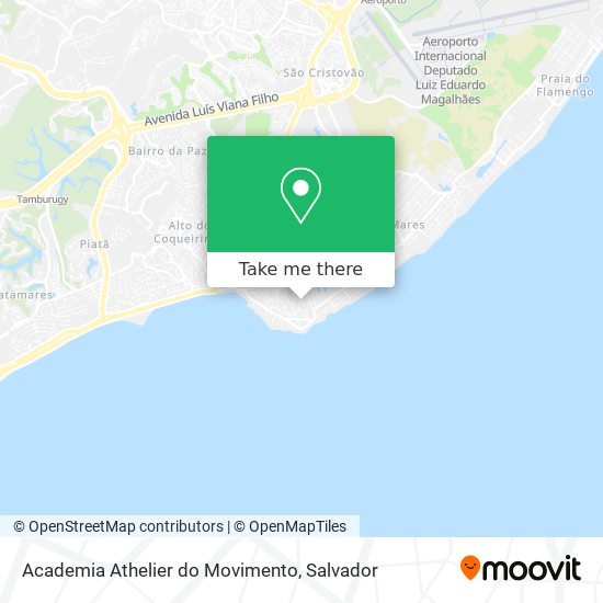 Academia Athelier do Movimento map