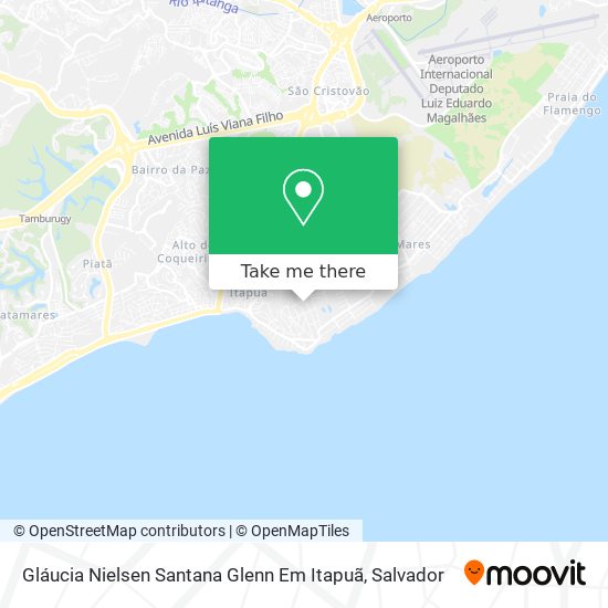 Mapa Gláucia Nielsen Santana Glenn Em Itapuã