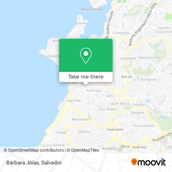 Bárbara Jóias map