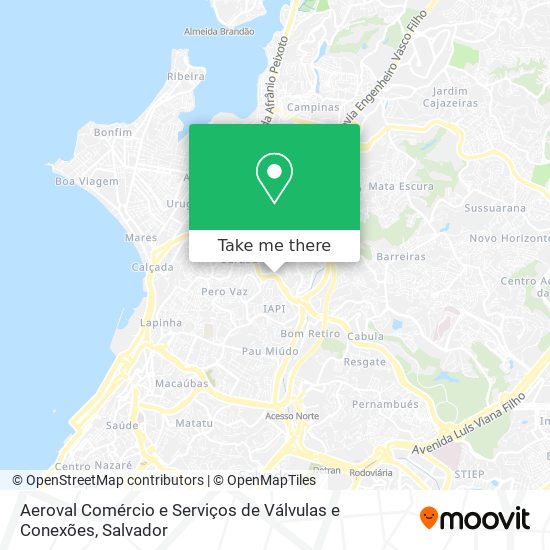 Aeroval Comércio e Serviços de Válvulas e Conexões map