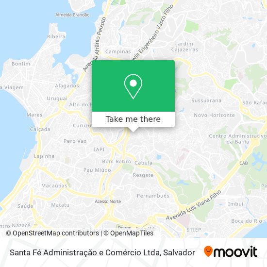 Santa Fé Administração e Comércio Ltda map
