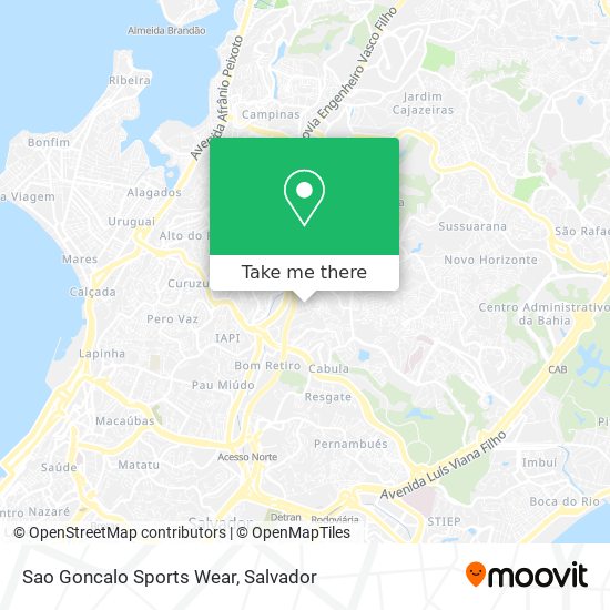 Sao Goncalo Sports Wear map