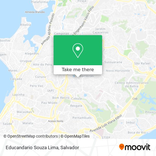 Educandario Souza Lima map