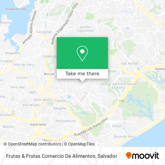 Frutas & Frutas Comercio De Alimentos map