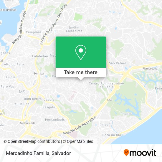 Mercadinho Familia map