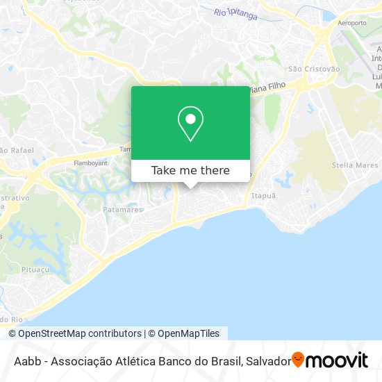 Aabb - Associação Atlética Banco do Brasil map