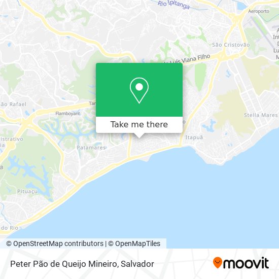 Peter Pão de Queijo Mineiro map