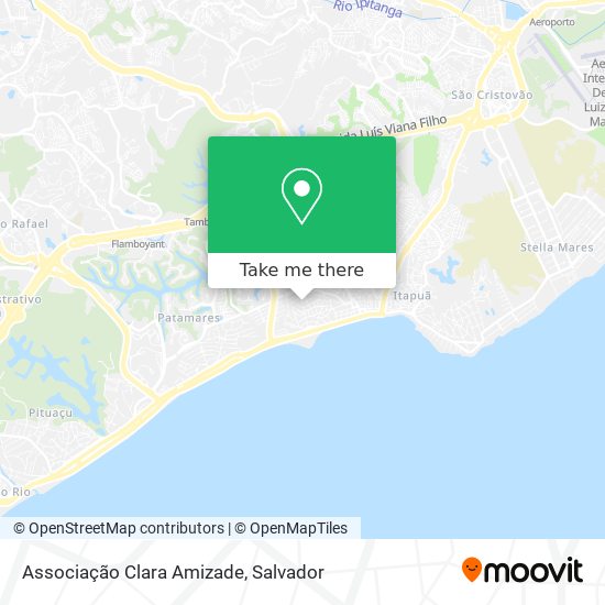 Associação Clara Amizade map