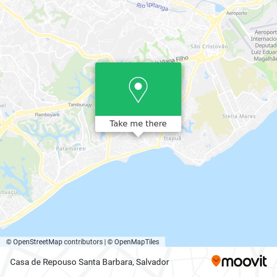 Casa de Repouso Santa Barbara map