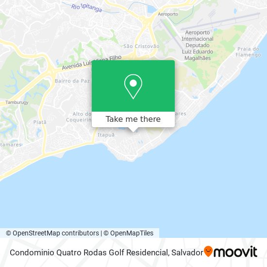 Mapa Condominio Quatro Rodas Golf Residencial