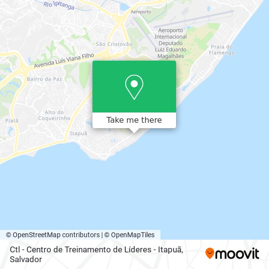 Mapa Ctl - Centro de Treinamento de Líderes - Itapuã