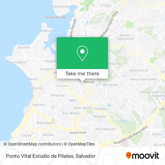 Ponto Vital Estúdio de Pilates map