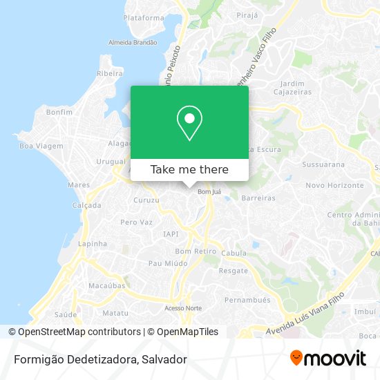 Formigão Dedetizadora map