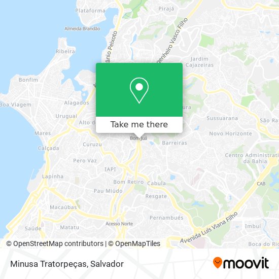 Minusa Tratorpeças map