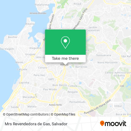 Mrs Revendedora de Gas map