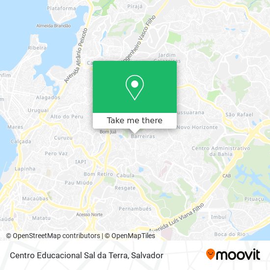 Centro Educacional Sal da Terra map