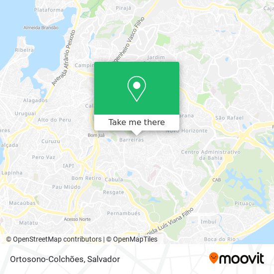 Ortosono-Colchões map