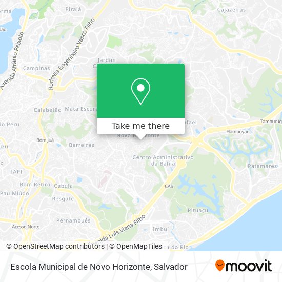 Escola Municipal de Novo Horizonte map