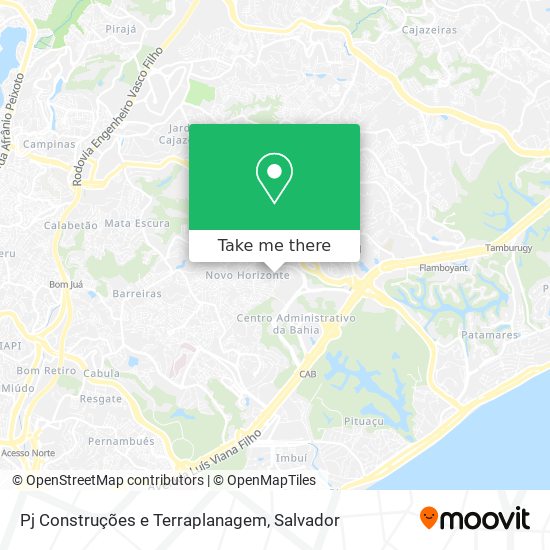 Pj Construções e Terraplanagem map