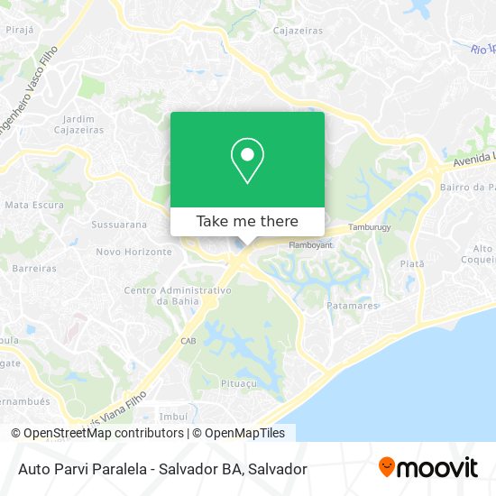 Auto Parvi Paralela - Salvador BA map
