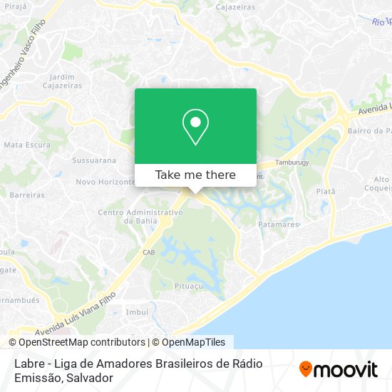 Mapa Labre - Liga de Amadores Brasileiros de Rádio Emissão