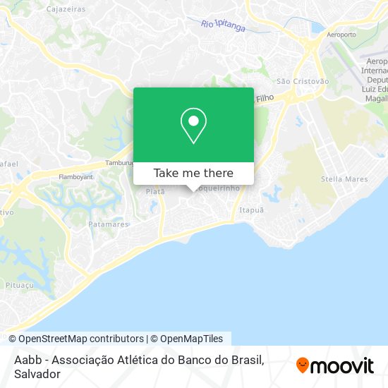 Aabb - Associação Atlética do Banco do Brasil map