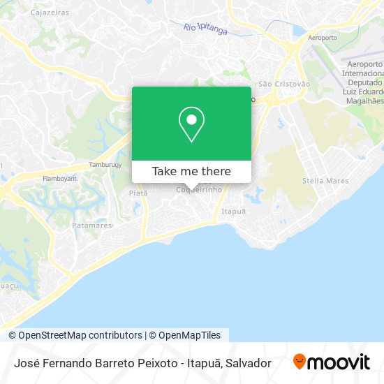 José Fernando Barreto Peixoto - Itapuã map