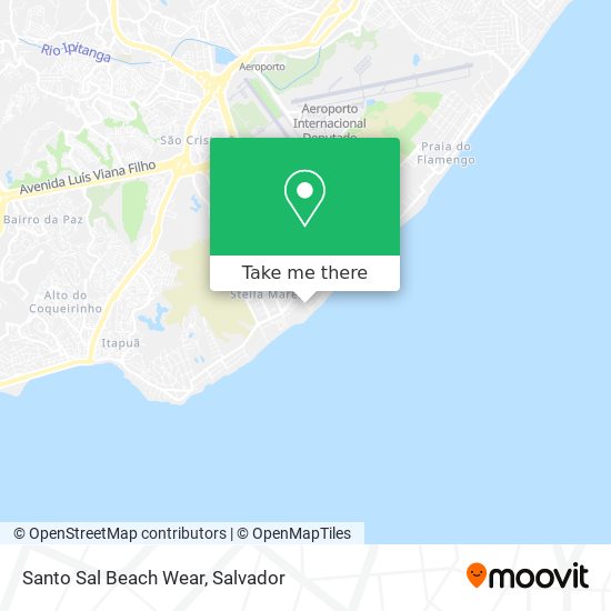 Santo Sal Beach Wear map