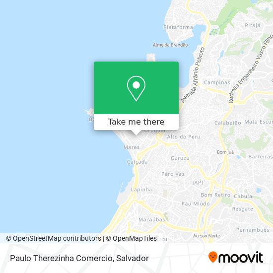 Paulo Therezinha Comercio map