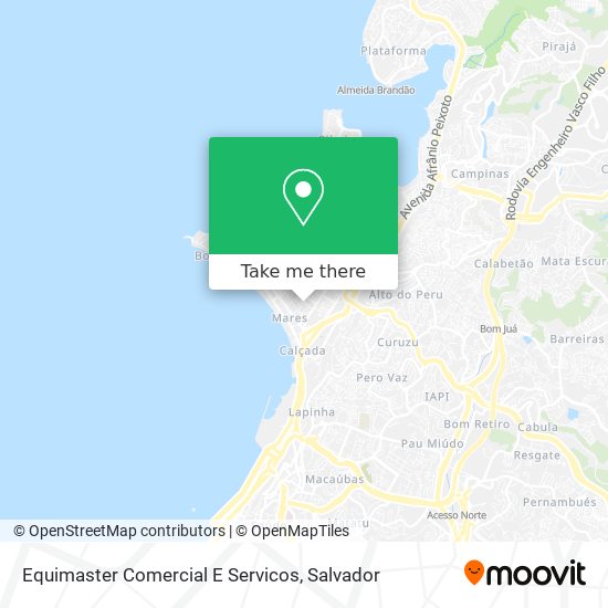 Equimaster Comercial E Servicos map