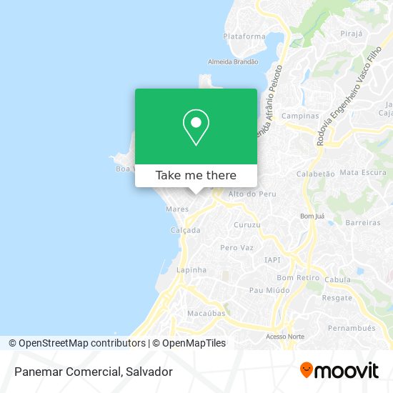 Mapa Panemar Comercial