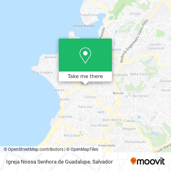 Igreja Nossa Senhora de Guadalupe map