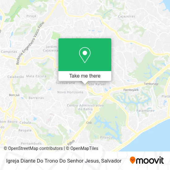 Igreja Diante Do Trono Do Senhor Jesus map