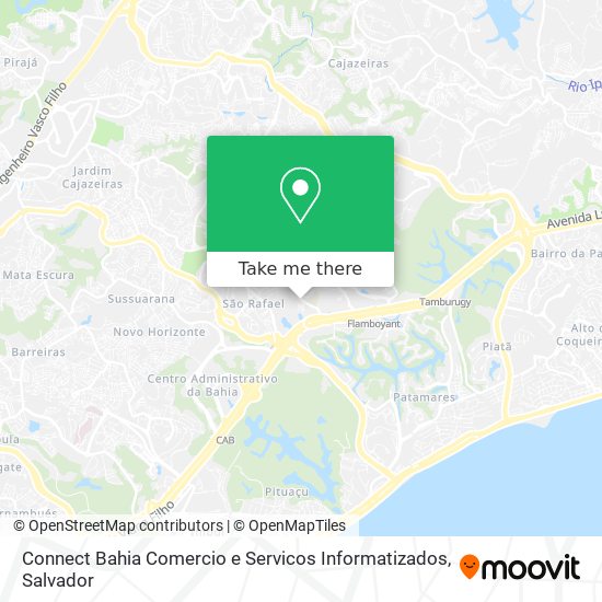 Connect Bahia Comercio e Servicos Informatizados map
