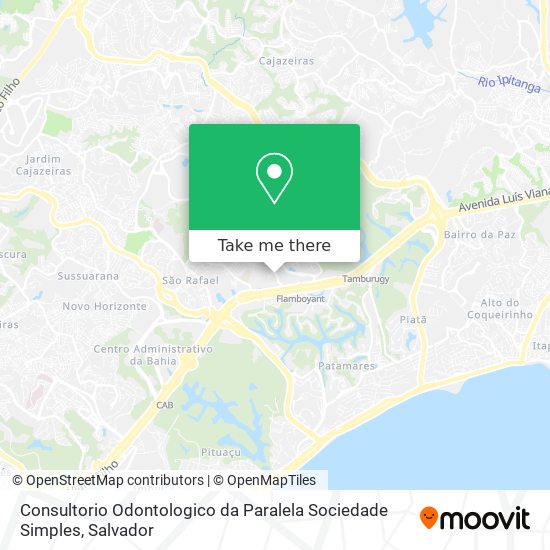 Consultorio Odontologico da Paralela Sociedade Simples map