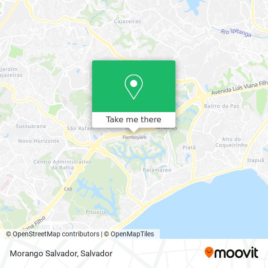 Morango Salvador map