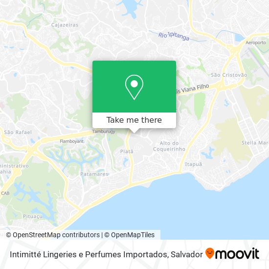 Mapa Intimitté Lingeries e Perfumes Importados